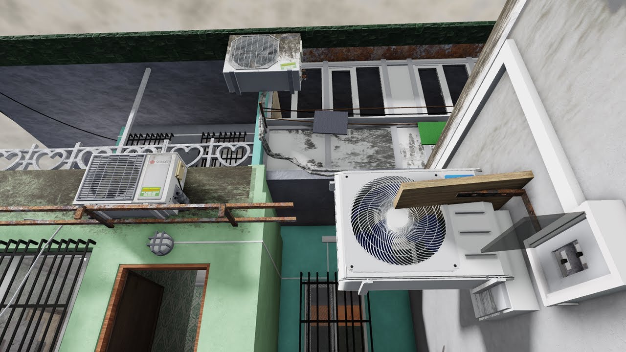 Abandoned House with Broken Air Conditioner | Roblox