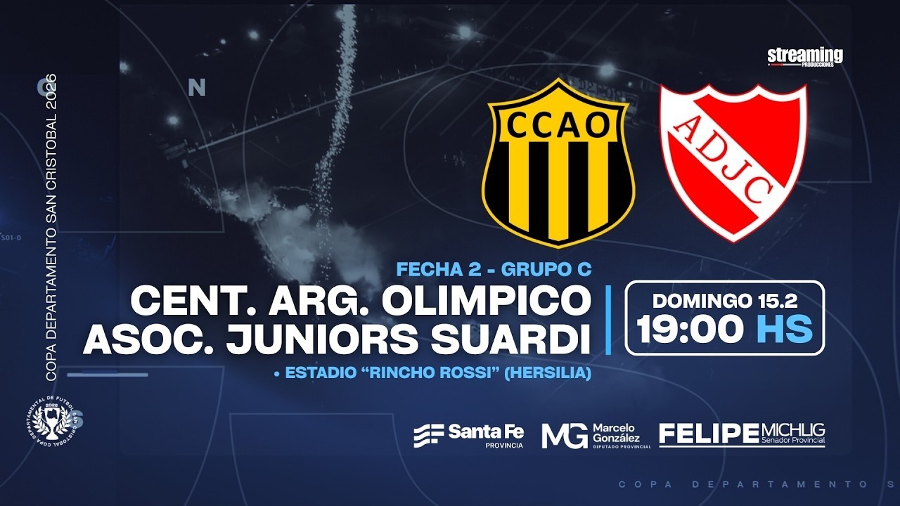 Central Arg. vs Juniors Suardi I Fecha 2 I Copa Departamento San Cristóbal