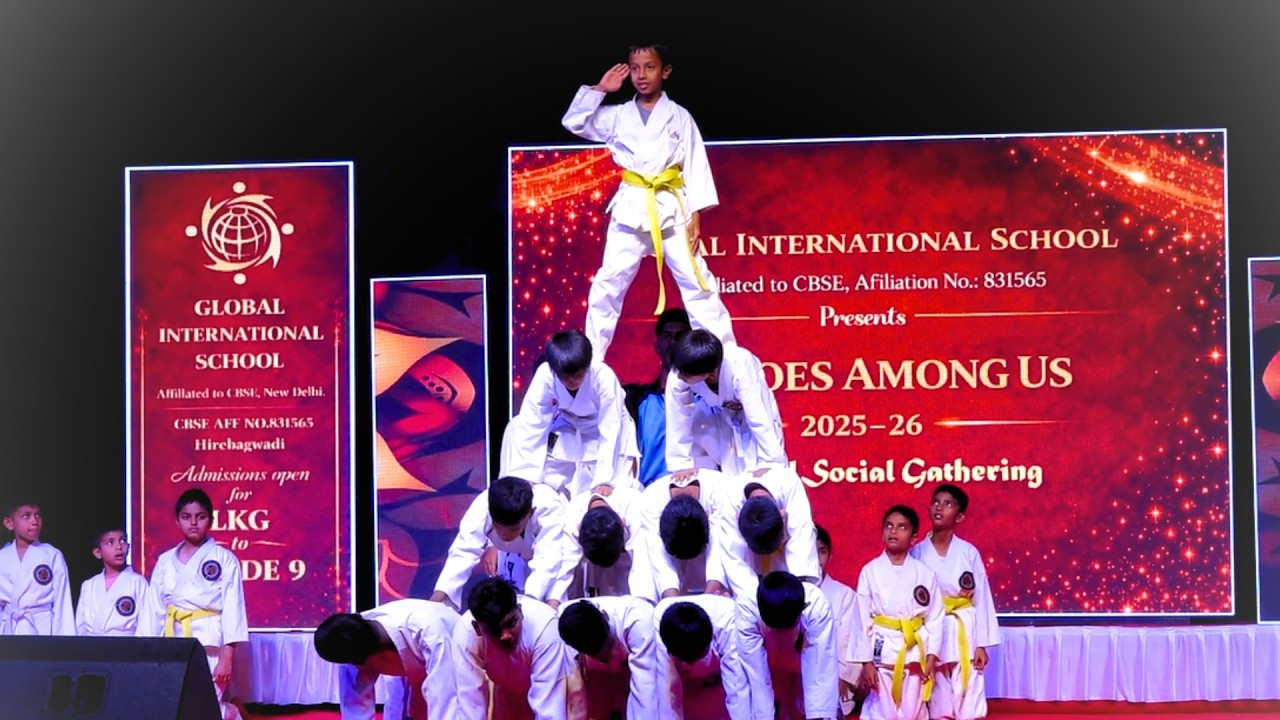 Karate Dance Performance |  GIS Hirebagewadi