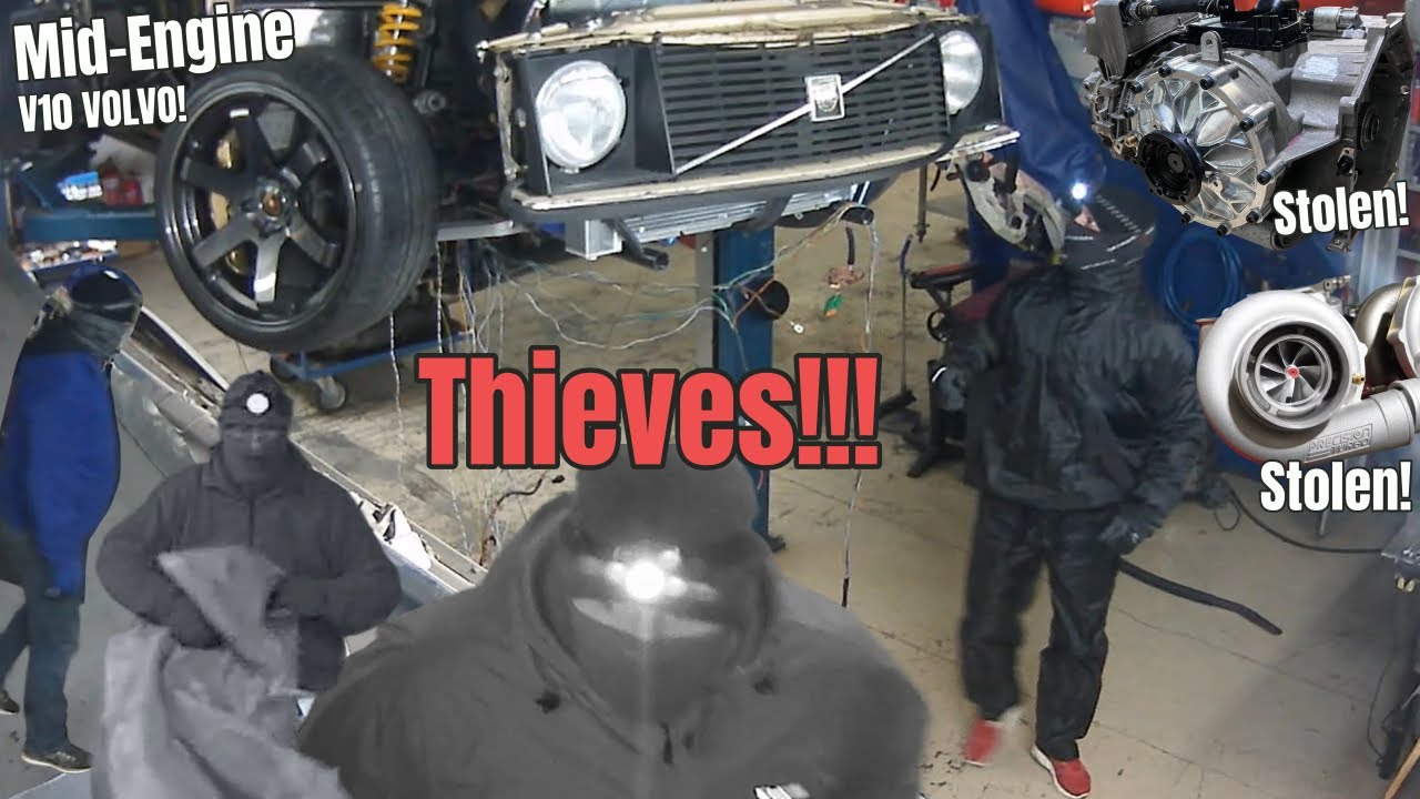 Update on the Garage Break-In. New footage of the Thiefs!