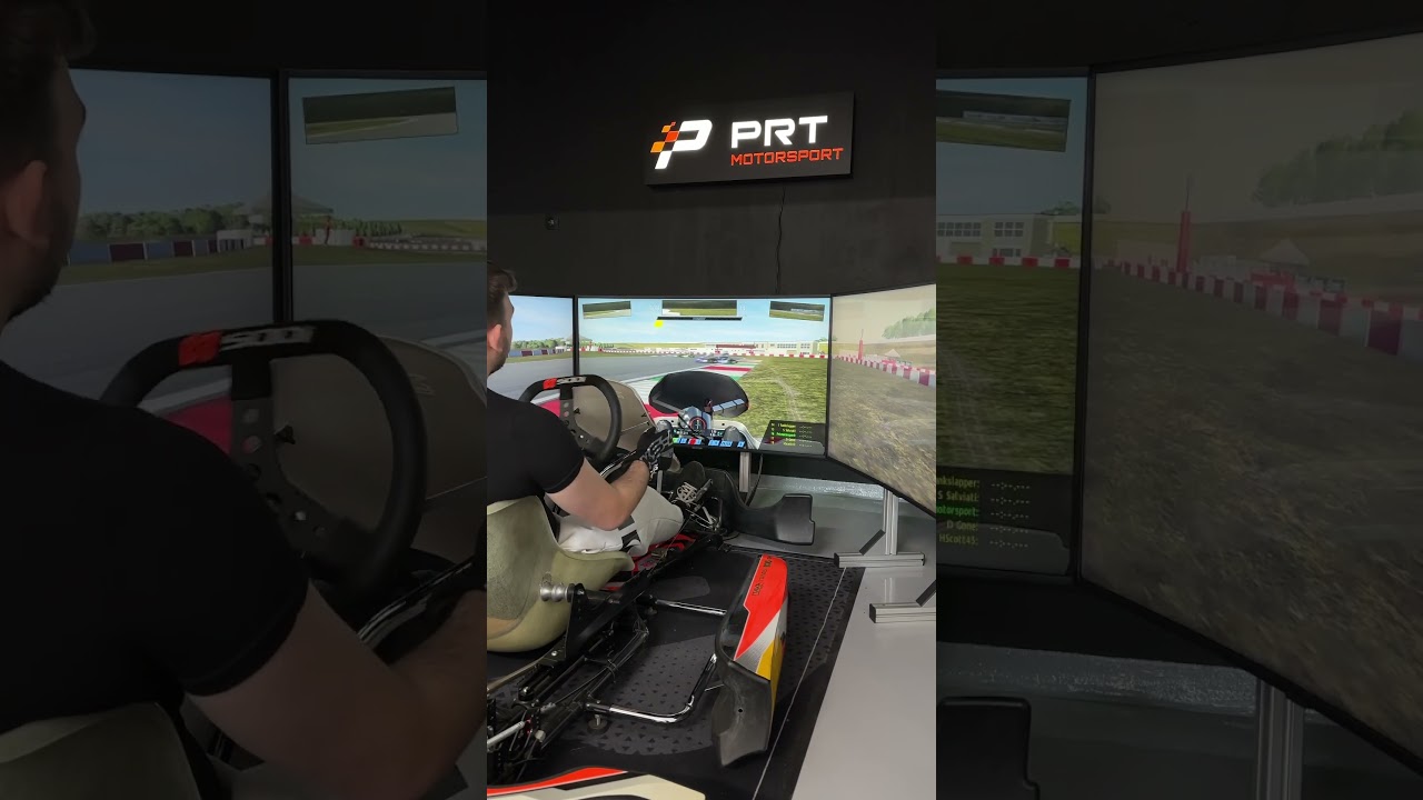 Kart Sim Pro Training a Rookie driver with KZ #karting #simracing #simdriver