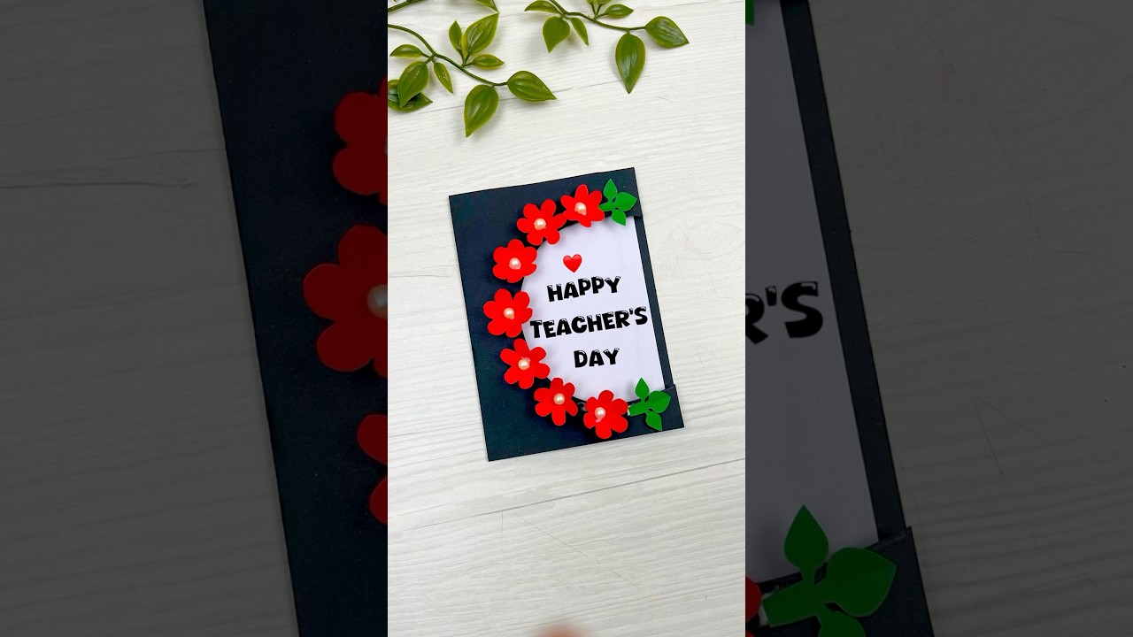 Happy Teachers Day Card Making | Teachers Day Card Idea #teachersday #teachersdaycard