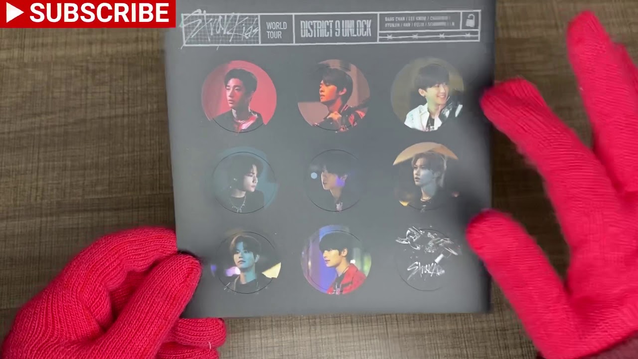 UNBOXING BLU-RAY STRAY KIDS WORLD TOUR DISTRICT 9 UNLOCK IN SEOUL