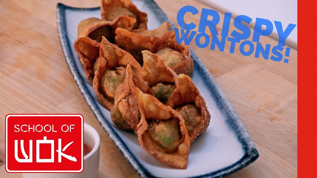 Unbelievably Crunchy Chinese Fried Wonton Recipe!