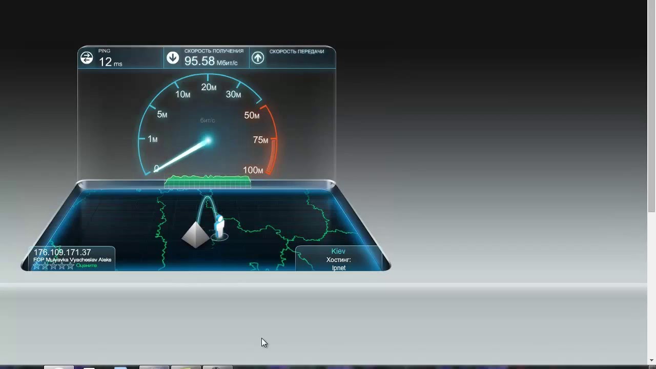 Как проверить скорость интернета на Speed test