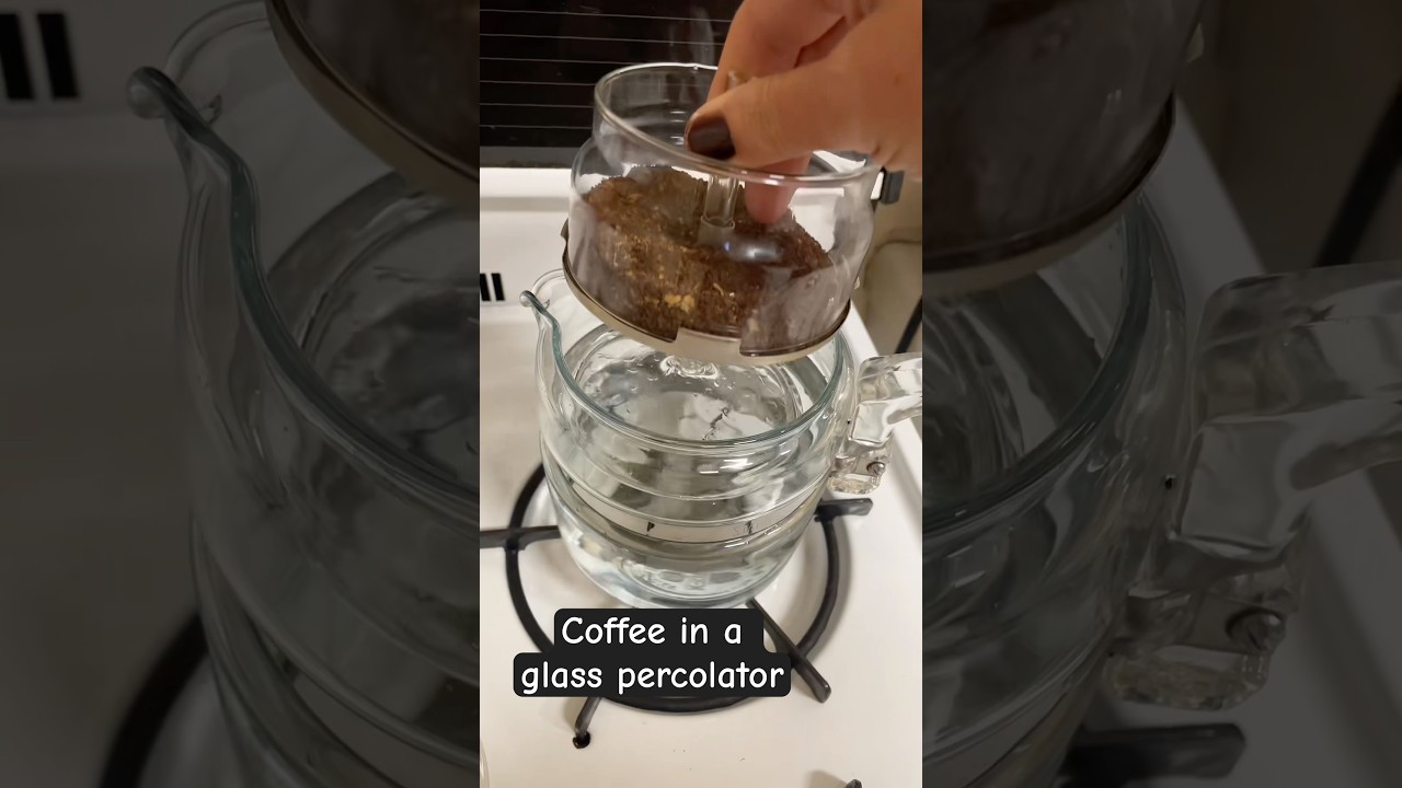 Кофеварка из стекла&hellip; Перколятор Pyrex #шорты