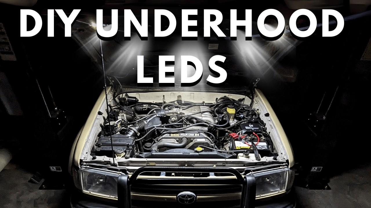 How to add an under hood LED work light - Step by Step Guide