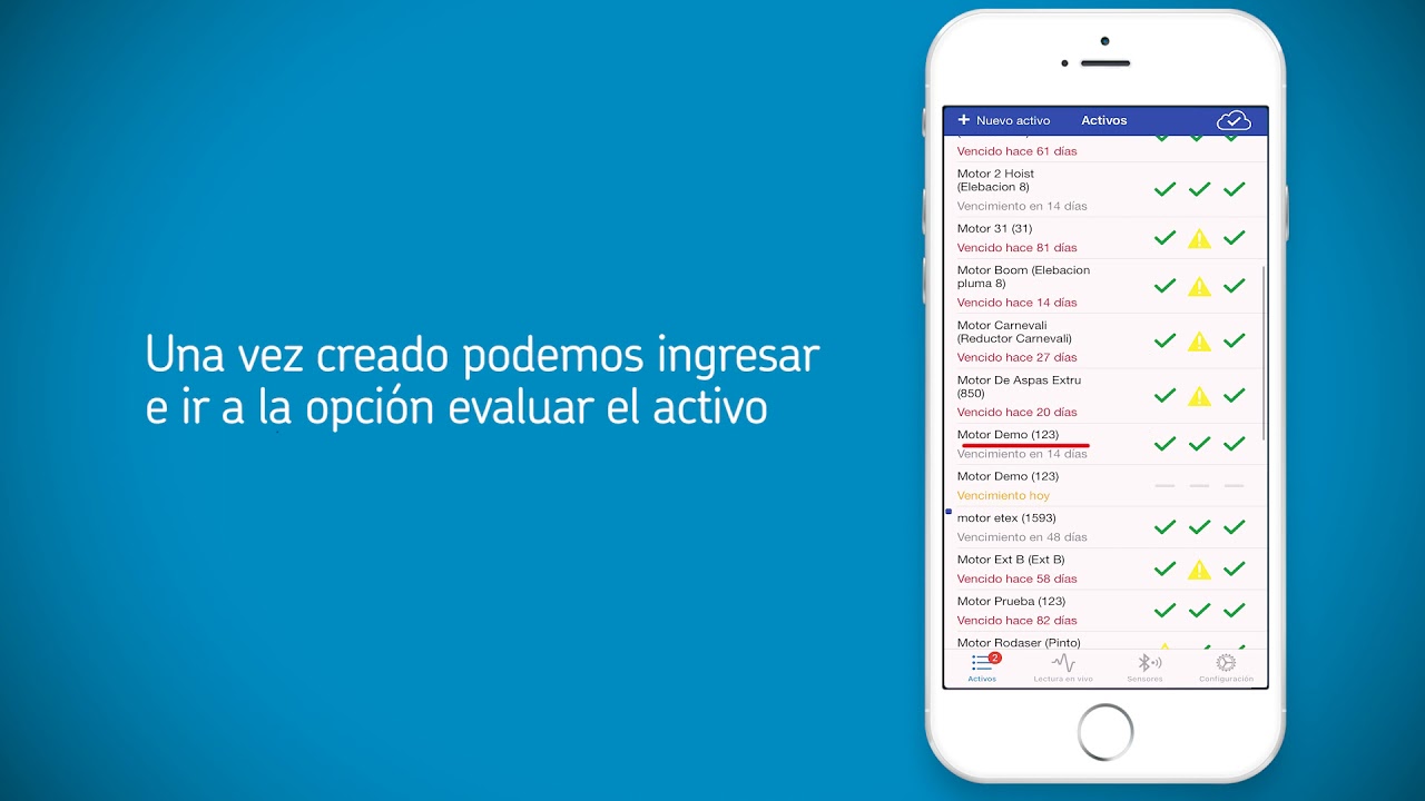 Uso de aplicación Pulse SKF