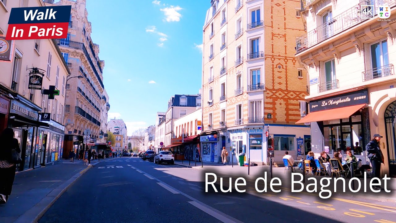 Rue de Bagnolet (4K) | Paris Walking Tour 2025