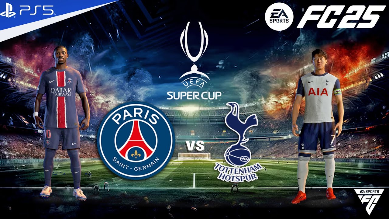 FC 25 - PSG vs Tottenham Hotspur  - UEFA Super Cup 2025 Match | PS5™ Gameplay | 4K