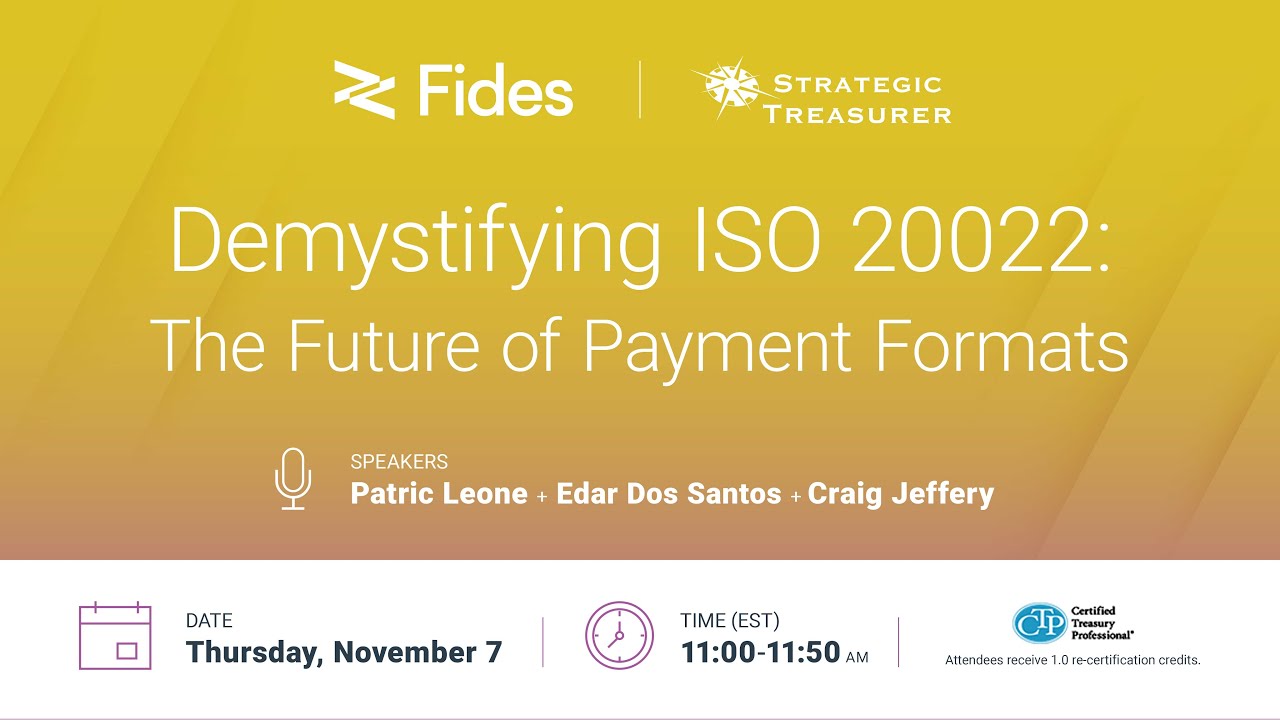Demystifying ISO 20022: The Future of Payment Formats