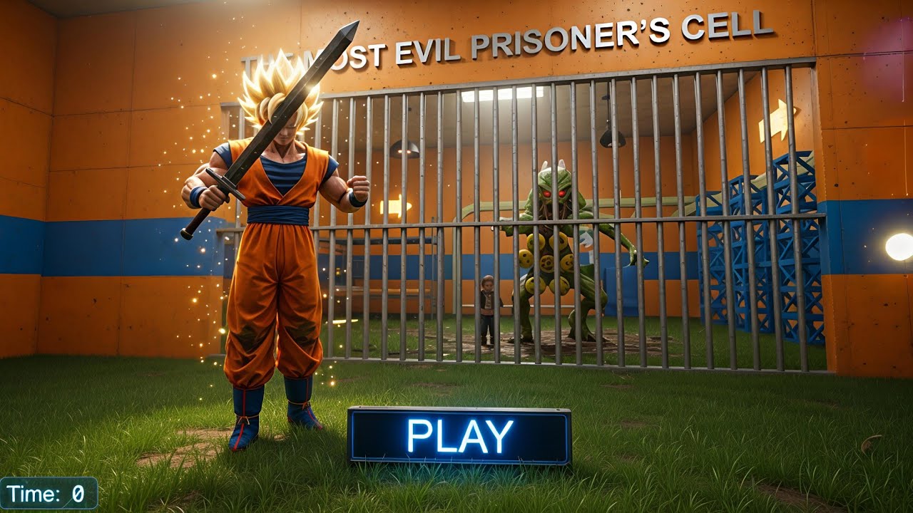 Trapped GOKU in the Most Evil Prisoner's Cell! 😱 (Roblox)