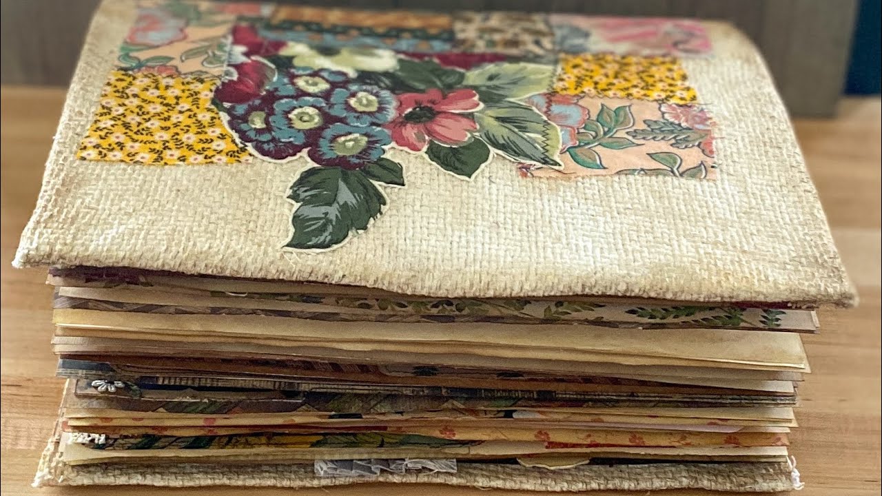 Large Junk Journal Flip Through #43 / Loaded with pockets and ephemera (SOLD)