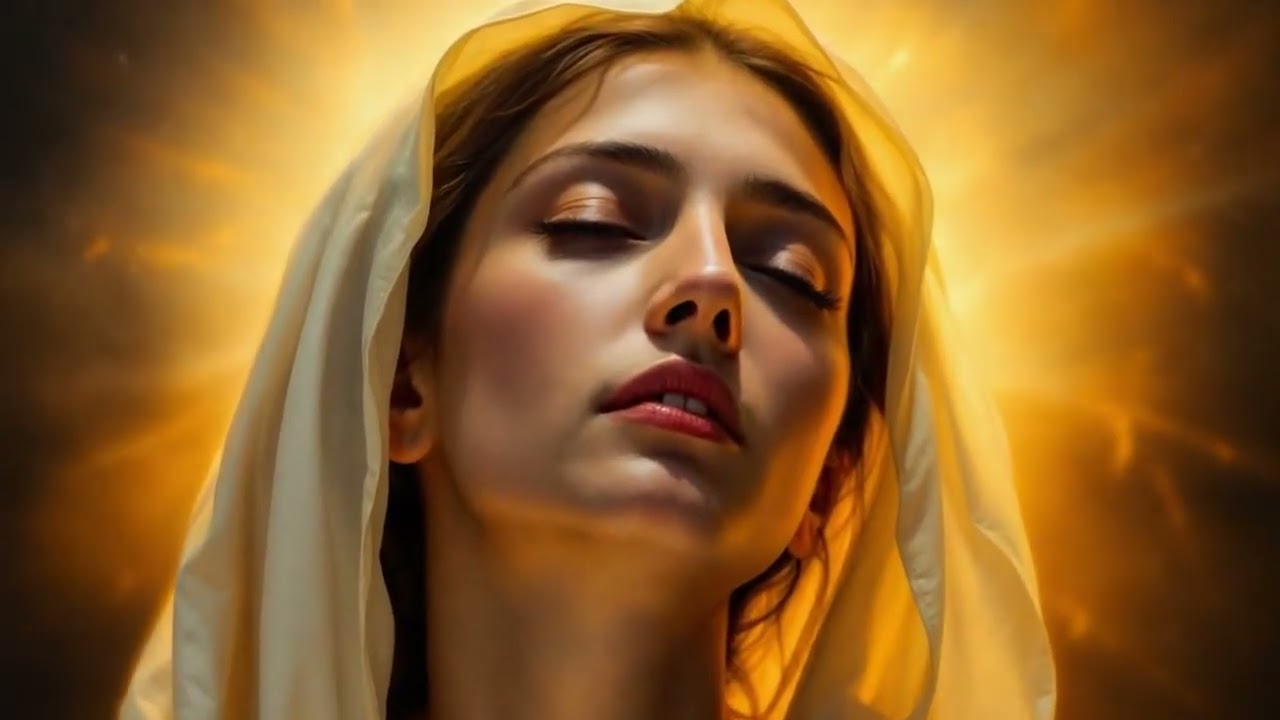 Ave Maria Evening Prayer – Soft Female Gregorian Chant for Sleep & Meditation 🌙🕯️