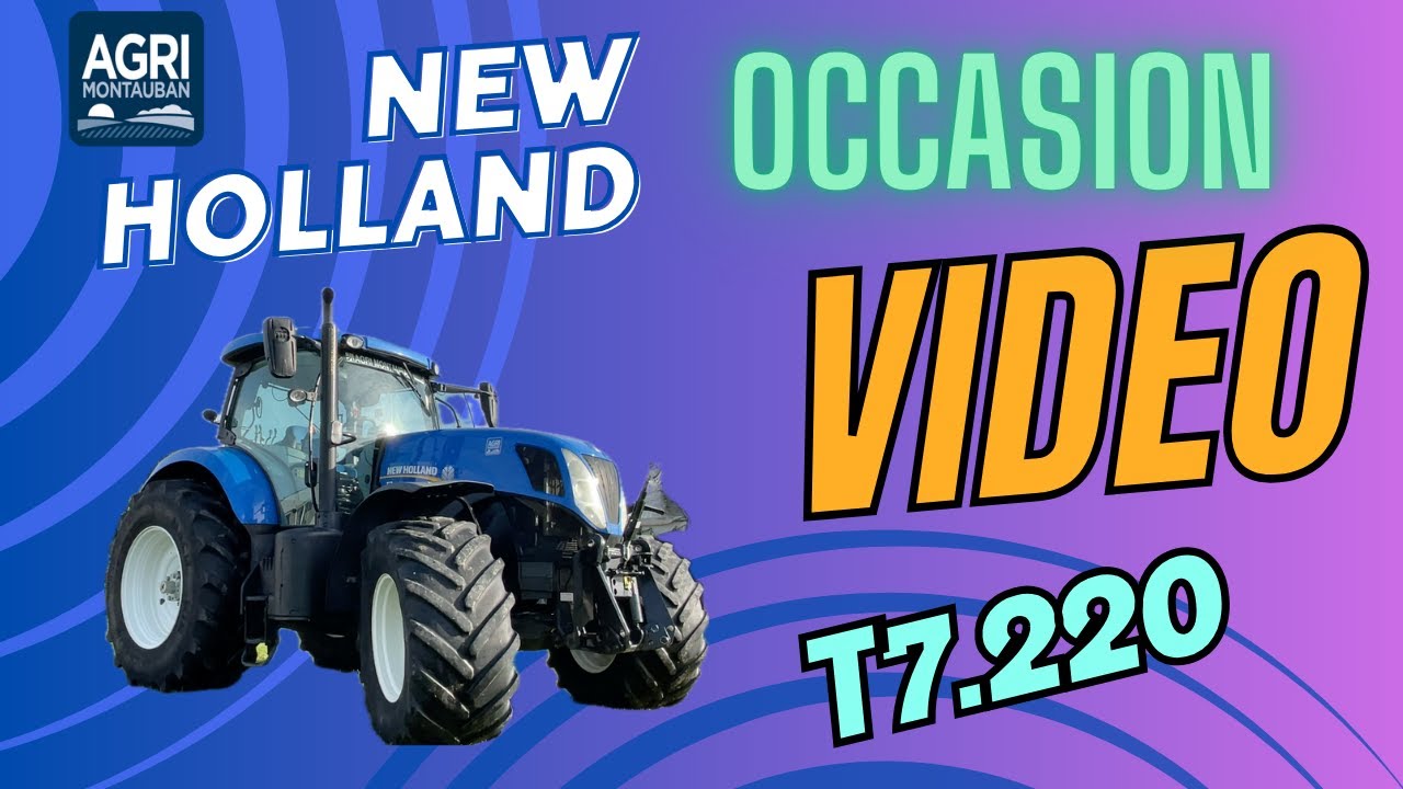 🚜 &Agrave; Vendre : New Holland T7.220 PC | 167 ch, Full-Powershift