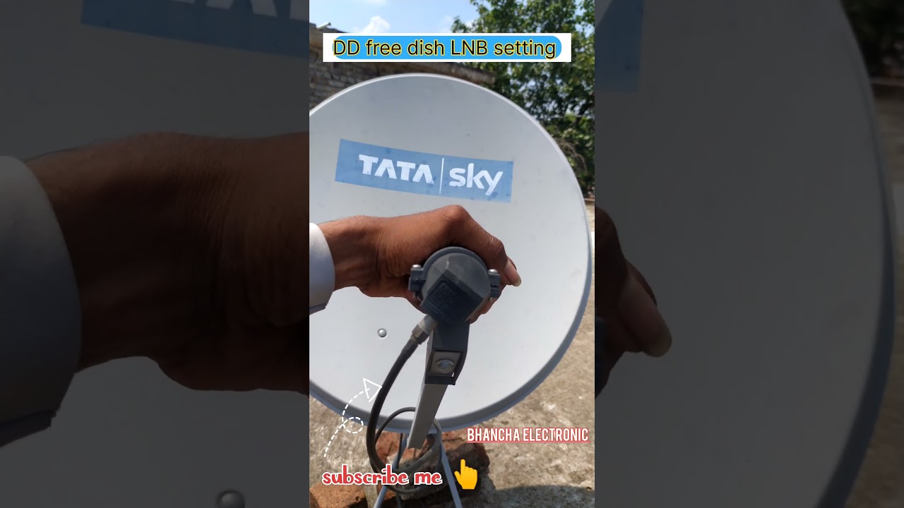 DD Free Dish LNB Setting | DD Free Dish LNB Skew Angle सही करो मिलेंगे सबसे ज्यादा चैनल /&nbsp;#shorts