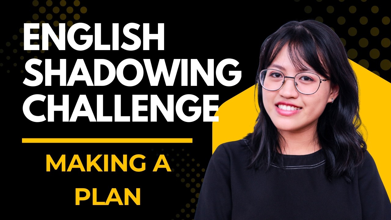 Talking About Making A Plan in English | Shadowing Challenge | Speak More Naturally