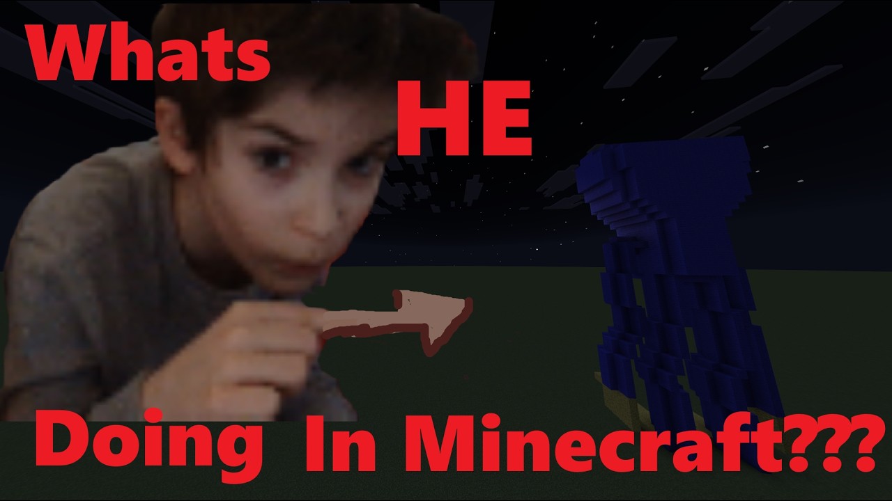 Whats HE Doing In Minecraft???