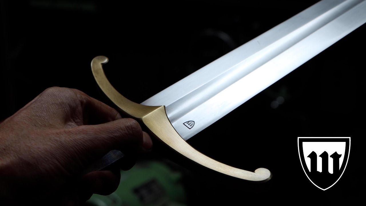 Forging a arming sword, part 2, forging the guard.