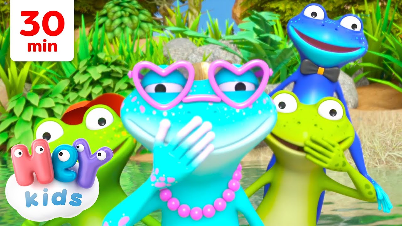 La grenouille s&rsquo;lave pas les pieds 🐸 | Chansons avec des animaux pour Enfants | HeyKids en Fran&ccedil;ais