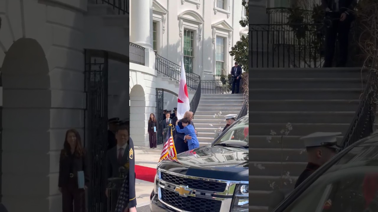 President Trump welcomes the Prime Minister of Japan to the White House 🇺🇸
