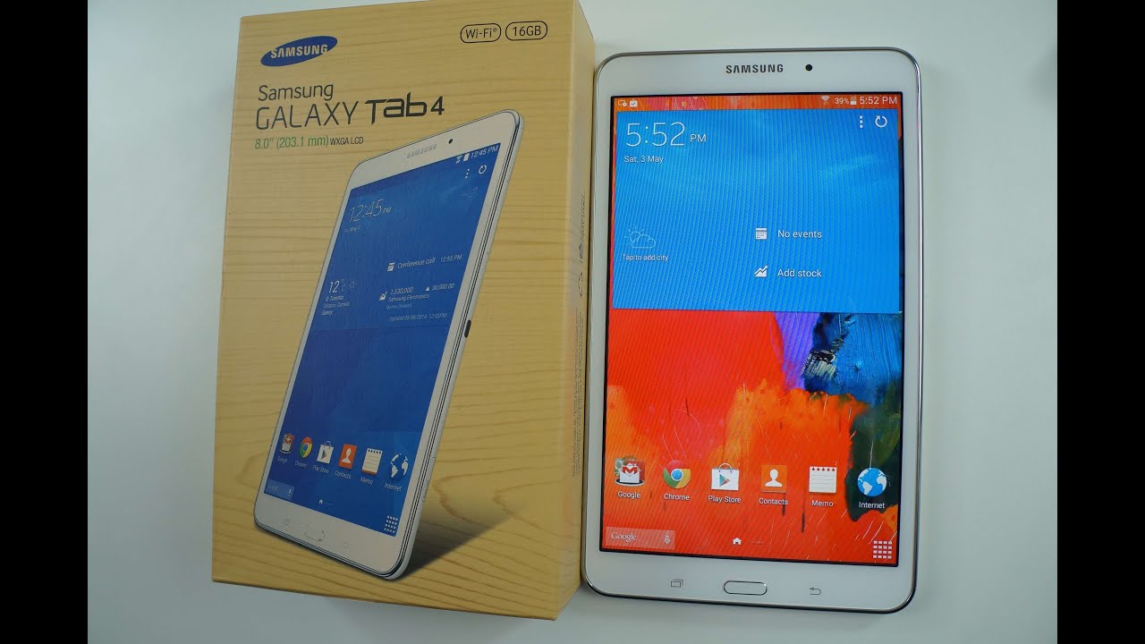 Samsung Galaxy Tab 4 8.0 UNBOXING and HANDS ON