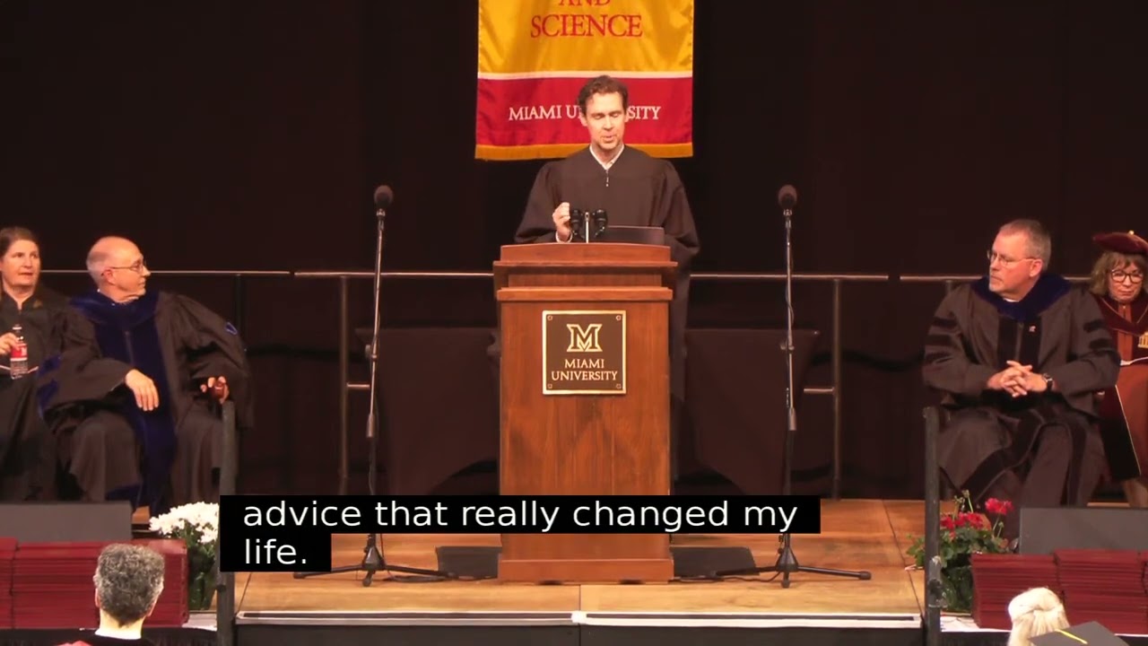 Jay Livingston '94, Miami University College of Arts and Science 2023 Recognition Ceremony