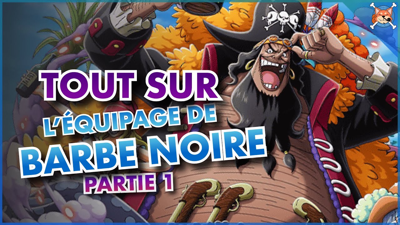 ON VOUS DIT TOUT SUR L’ÉQUIPAGE DE BARBE NOIRE - Partie 1 - One Piece Explication