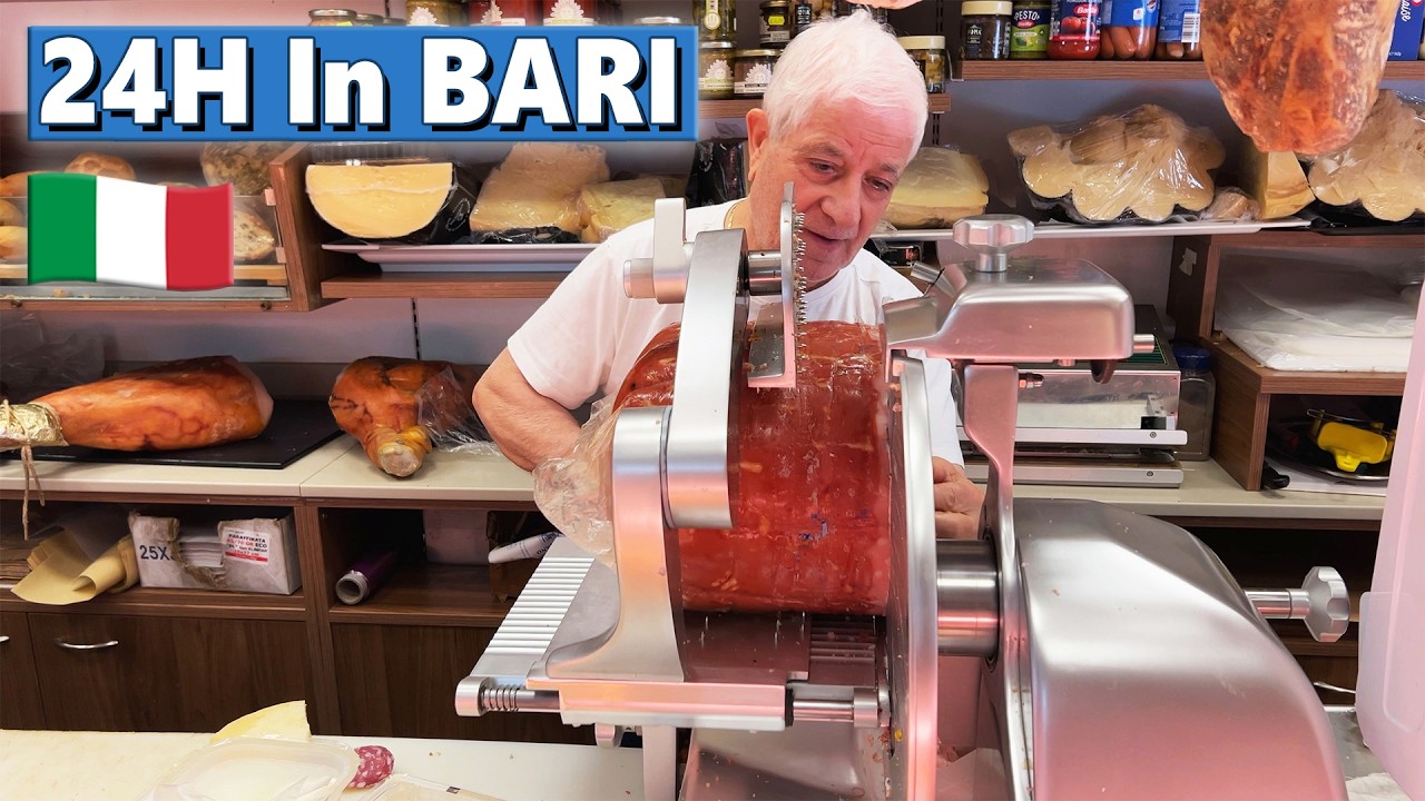 24 часа итальянской еды в БАРИ - тур по уличной еде и сюрпризы 🇮🇹