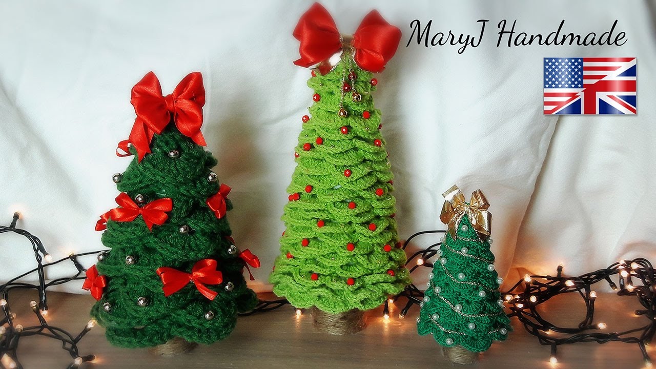 Вязаная крючком рождественская ёлка | MARYJ HANDMADE
