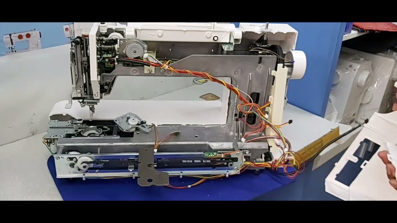 cara buka cover Mesin bordir komputer janome mc500 (part 1 )