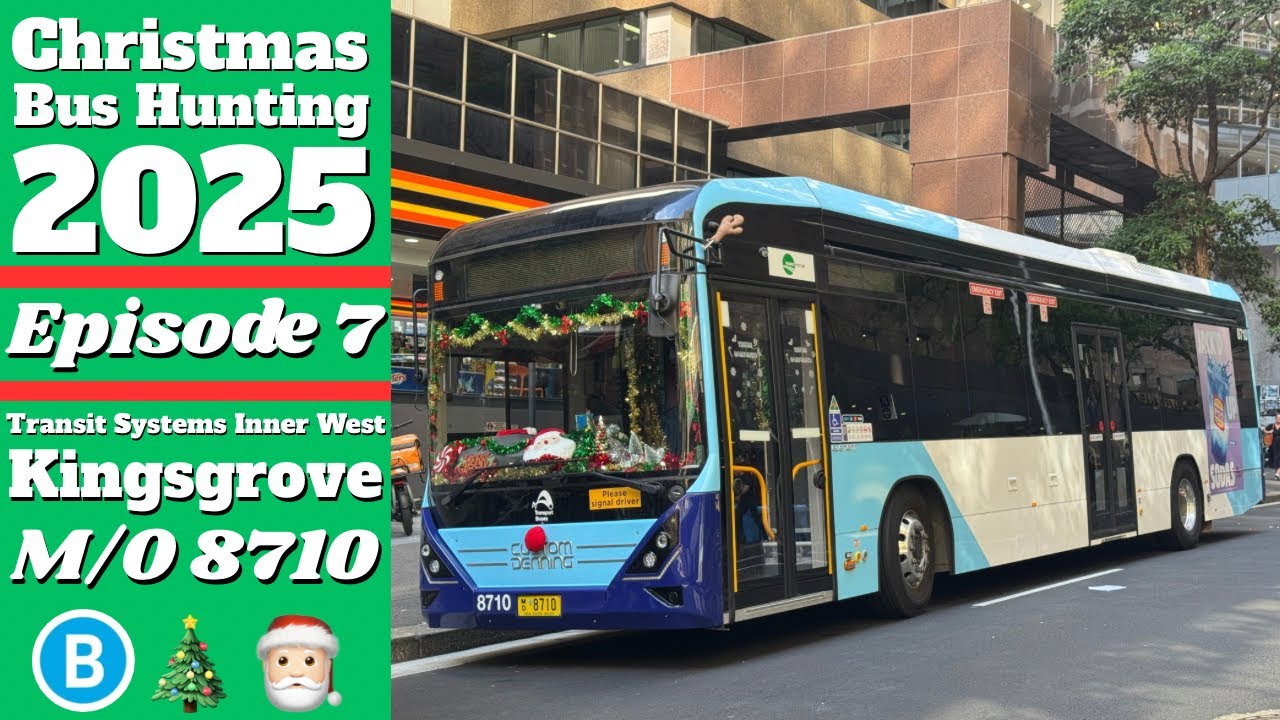 Sydney Transport Vlog 169: Christmas Bus Hunting 2025 Episode 7 || Sydney Bus M/O 8710