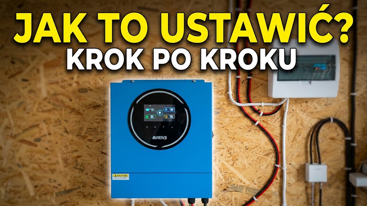 Ustawienia i konfiguracja inwertera Anenji 4.2kW