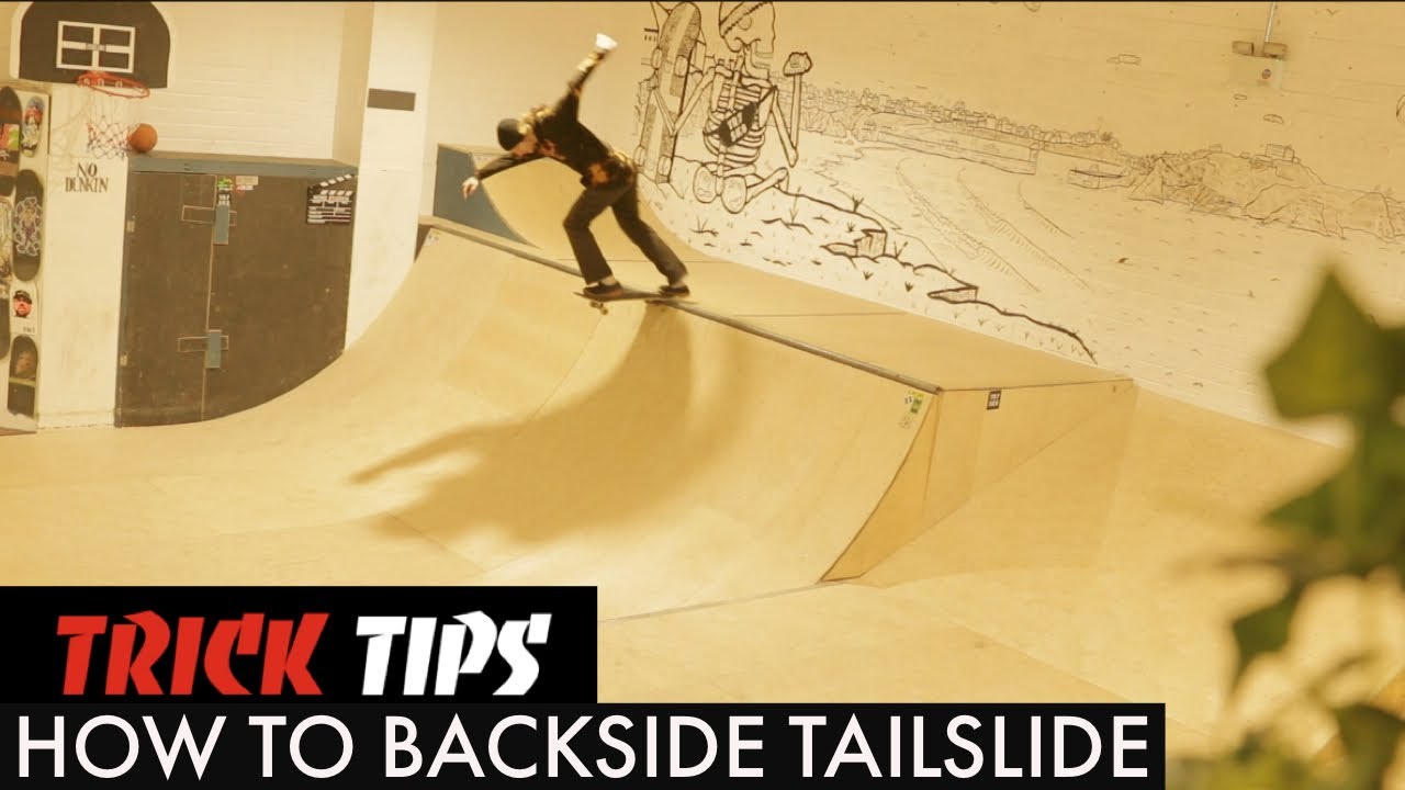 How To Backside Tailslide On Transition - Trick Tips - TR7 SKATE