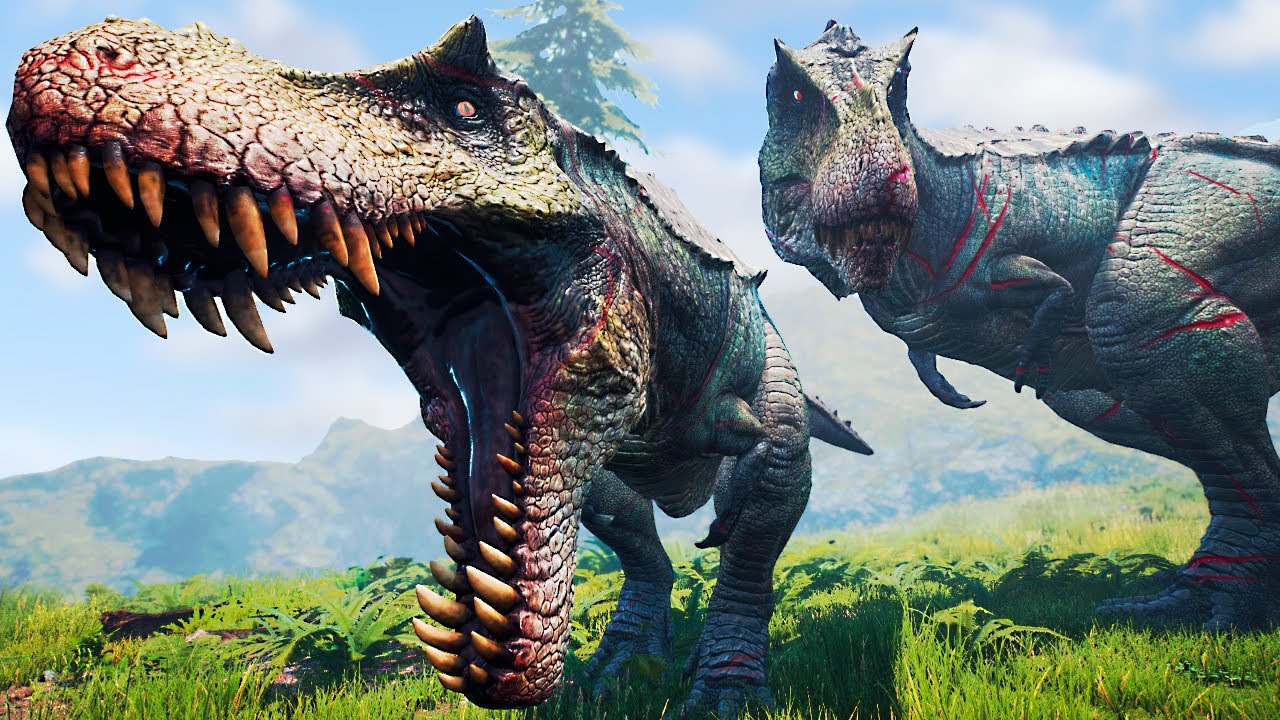 Gallimimus Trolador vs Hypo Rex + Filhote! A Migração dos Hyperendocrins | The Isle | (PT/BR)