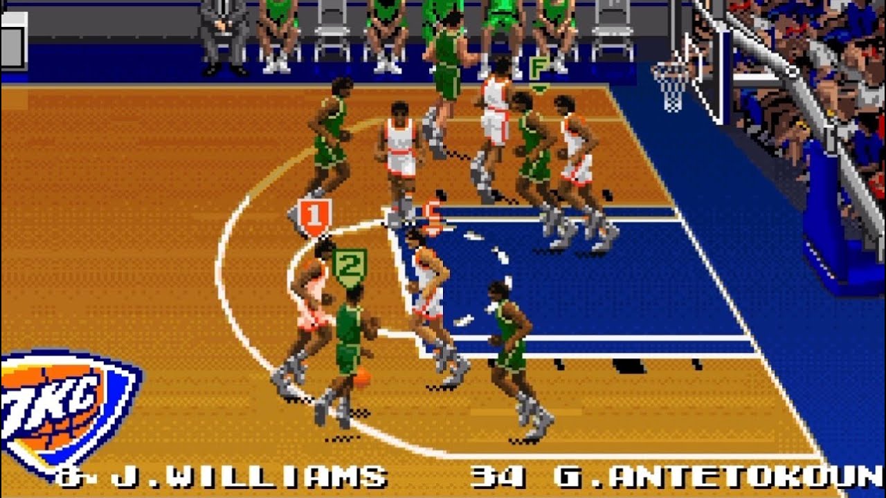 NBA CPU Game: Bucks vs. Thunder (2/12/26) | Tecmo Super NBA Basketball (SNES)
