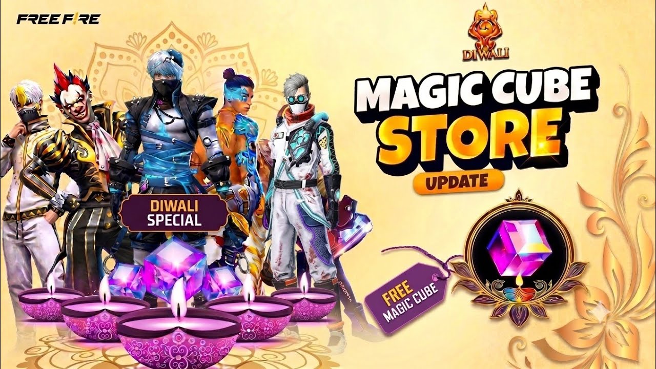 🎉diwali special magic cube store updates 😍 🔥| magic cube bundle | freefire new event 🫢 | 