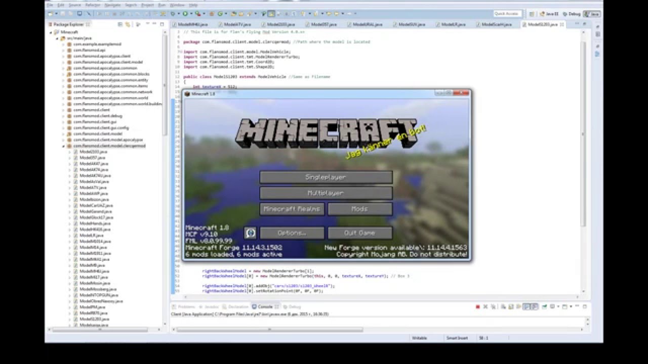 Tutorial: Как добавить OBJ модель в Flan's Mod