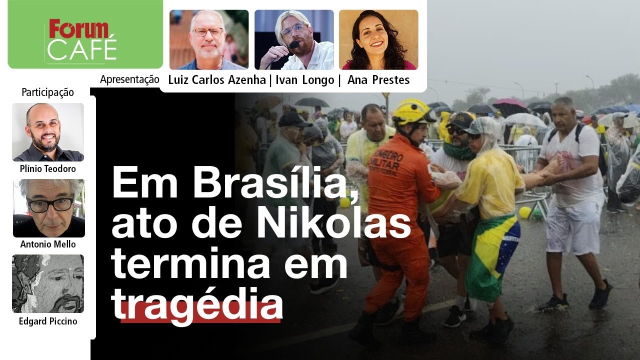 Nikolas realiza ato sob tempestade em Brasília e dezenas são atingidos por raios | 26.01.26