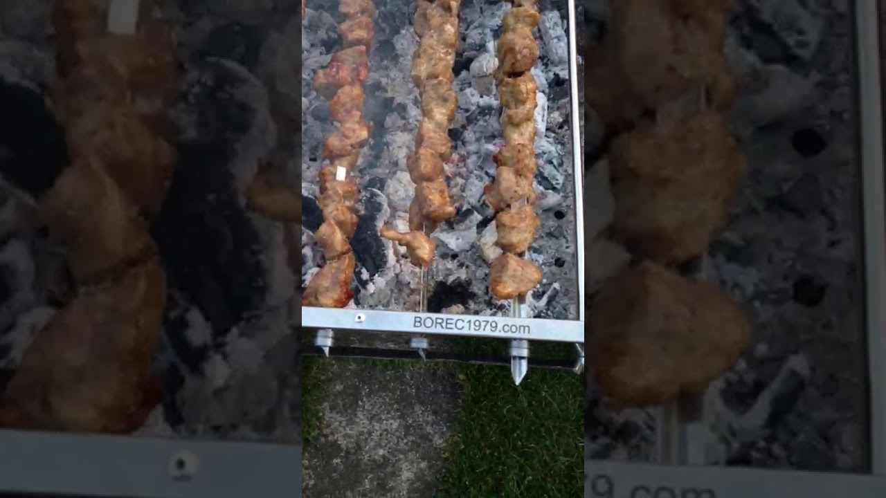 Skewers BBQ automatic roll-up
