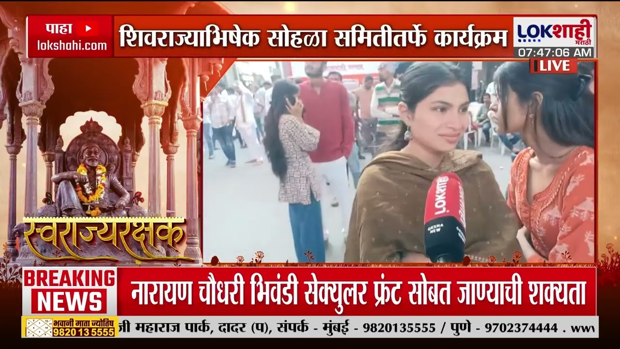 Nagpur Shiv Jayanti। जय भवानी जय शिवाजी! नागपूरच्या महाल परिसरात शिवजयंतीनिमित्त कार्यक्रमांचं आयोजन