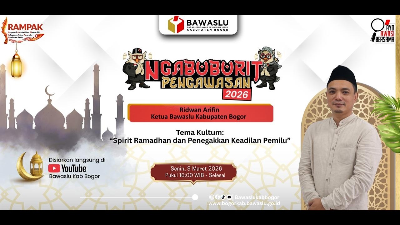 #ngabuburitpengawasan Bersama Bapak Ridwan Arifin KETUA BAWASLU KABUPATEN BOGOR
