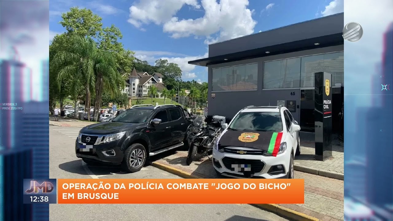Polícia deflagra operação contra o Jogo do Bicho em Brusque