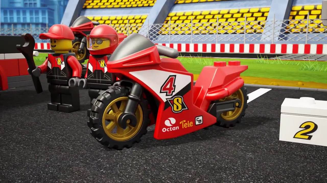 Lego 60084 | RACING BIKE TRANSPORTER | Lego 3D Review