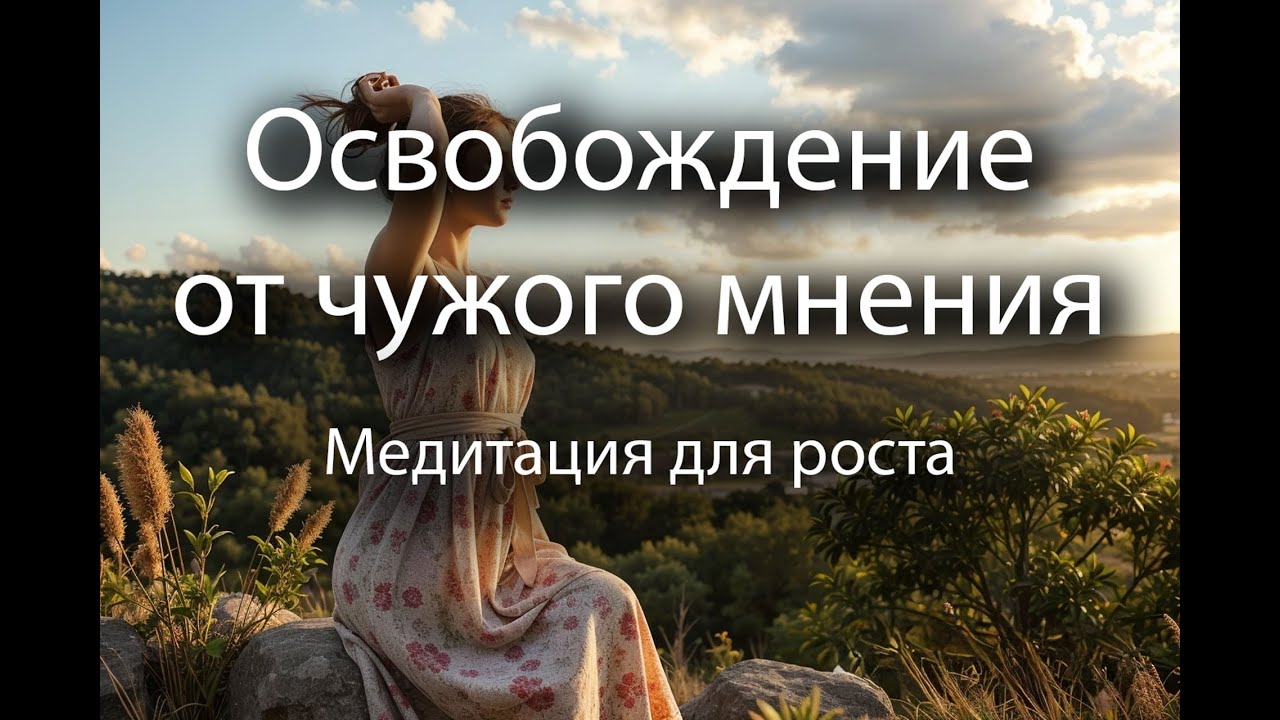 Освобождение от груза чужого мнения. Работа с эмоциями. #чужоемнение #осознанность #медитация