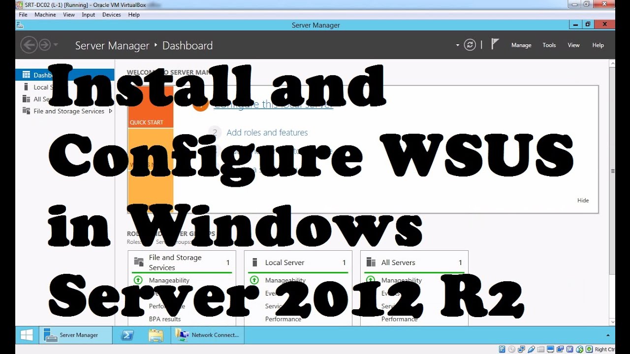Install and Configure WSUS in Windows Server 2012 R2