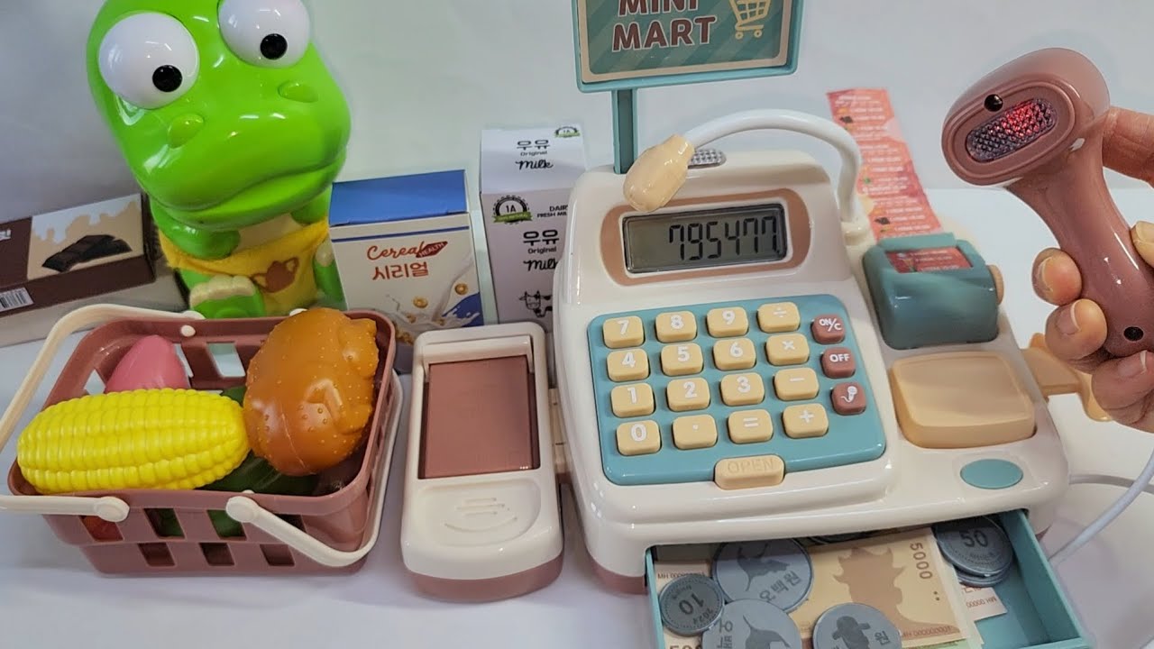 [TOY ASMR] Automatic Cash Register PlaySet ASMR Satisfying with Unboxing No Talking | Review Toys