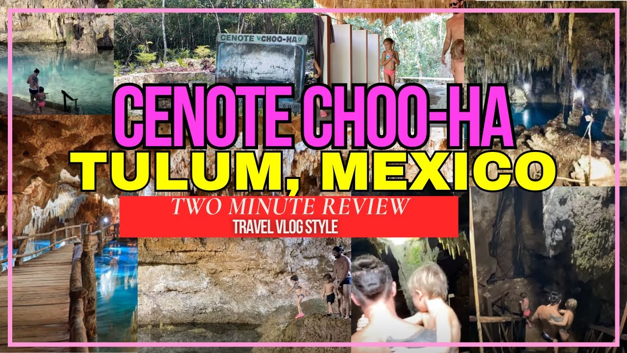 2 MIN REVIEW! Cenote Choo-Ha - Tulum, Mexico