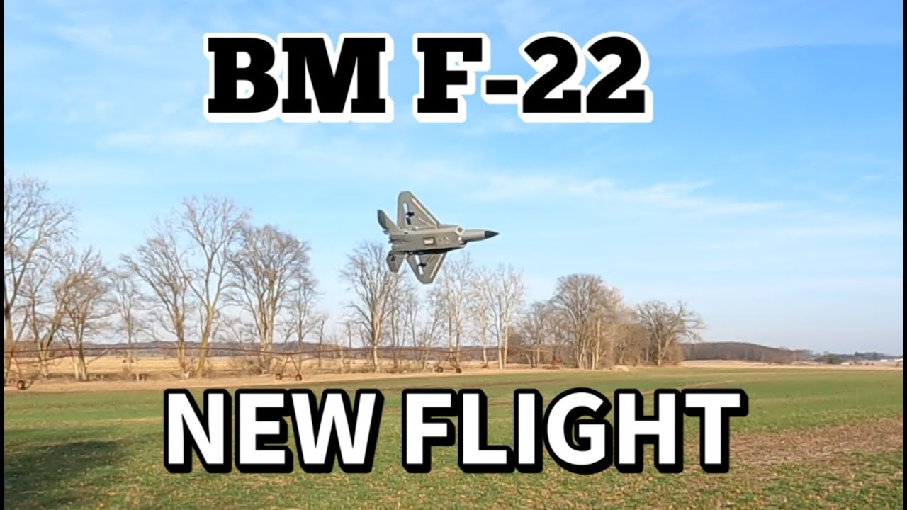 BM F-22 RC JET FLIGHT! THE ULTIMATE $80 BEGINNER-FRIENDLY RC PLANE?
