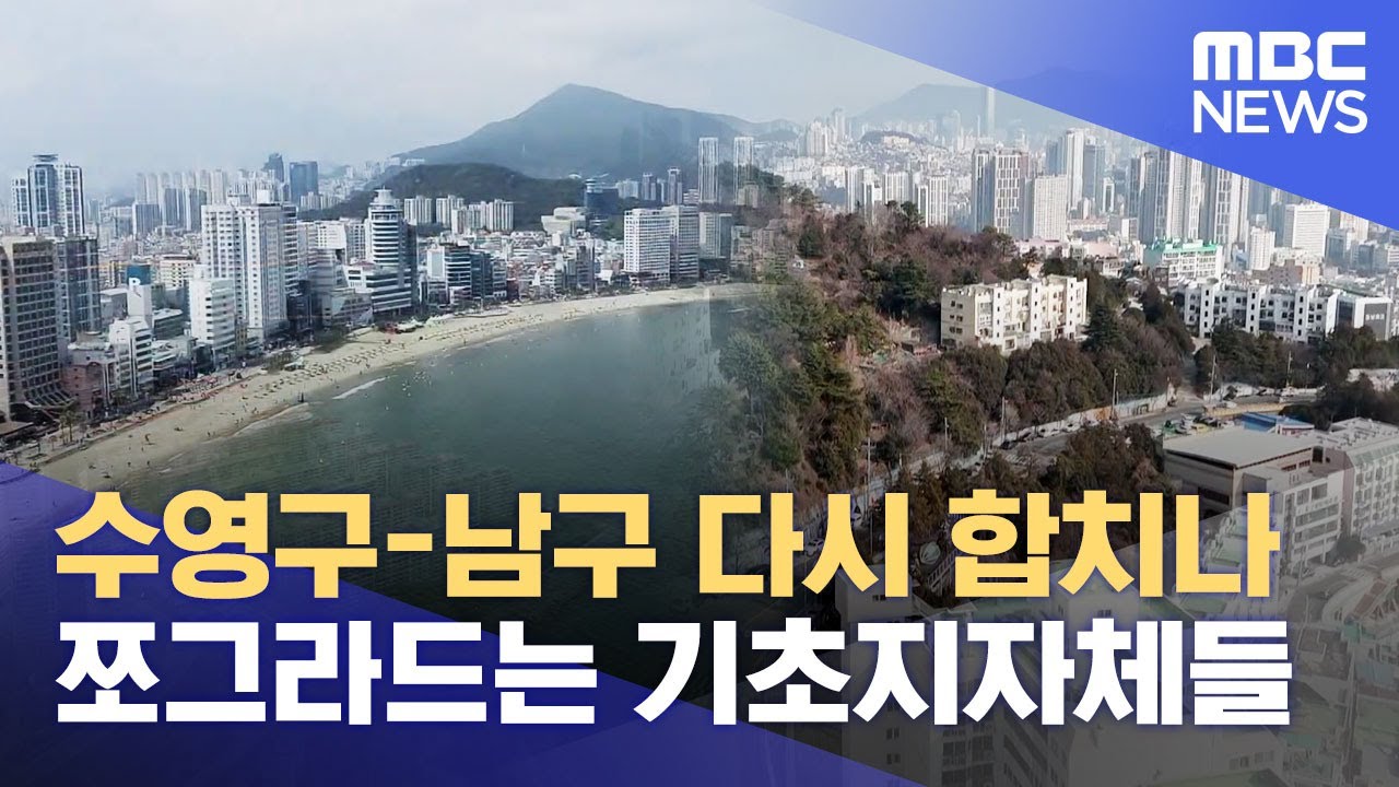 수영구-남구 통합? 기초지자체 통폐합, 왜 (2025.02.13/뉴스데스크/부산MBC)